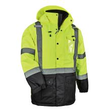 Main 3q product image showing the front view of the winter parka jacket.